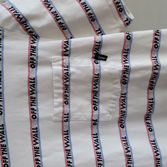 Vans Spell Out Off The Wall Graphic Tee Shirt Small - Picture 3 of 4